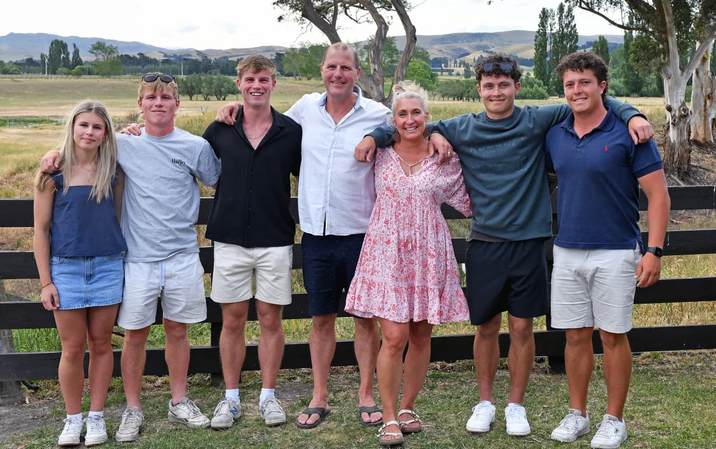 The Waipara Springs family at the vineyard