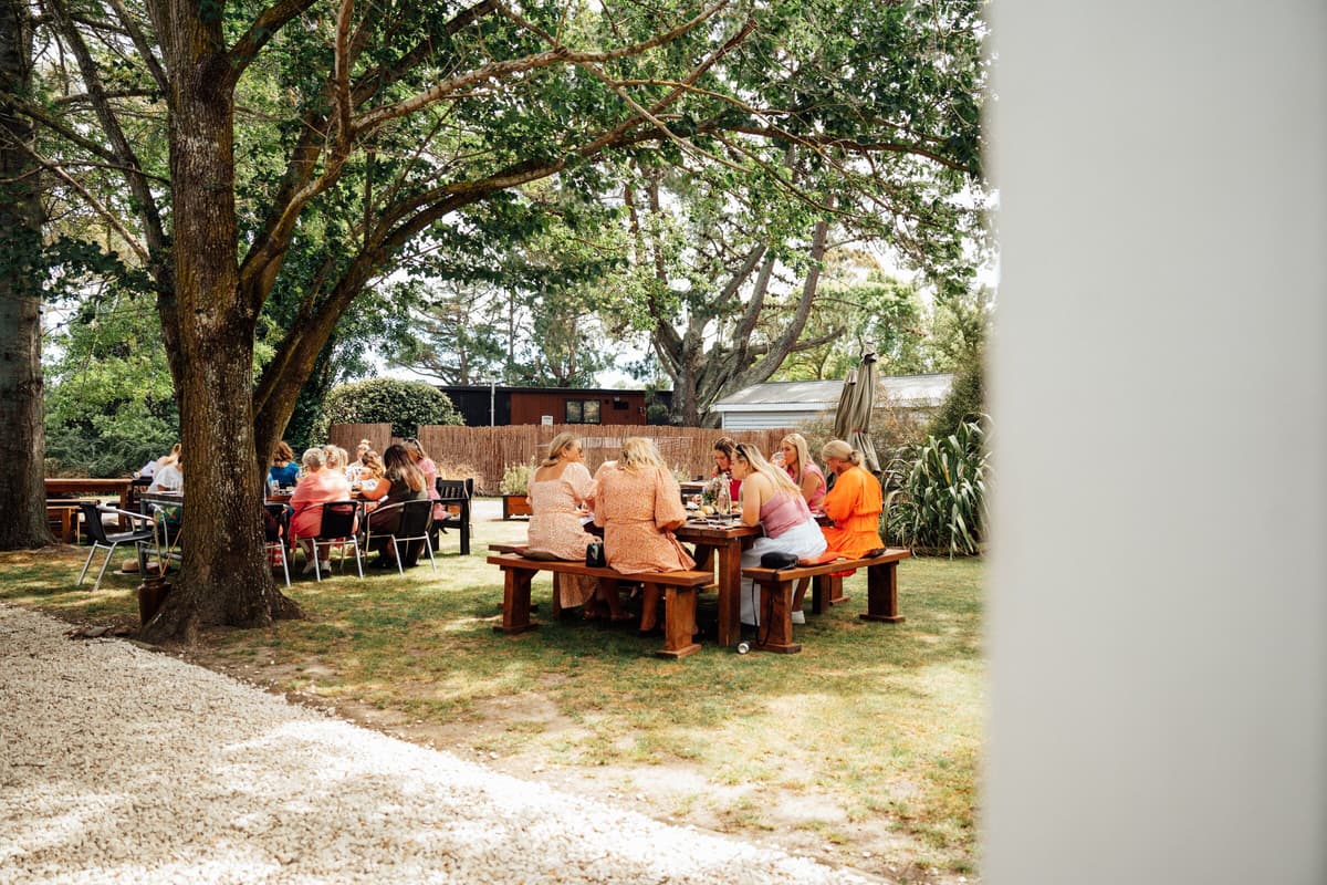 Private dining space at Waipara Springs
