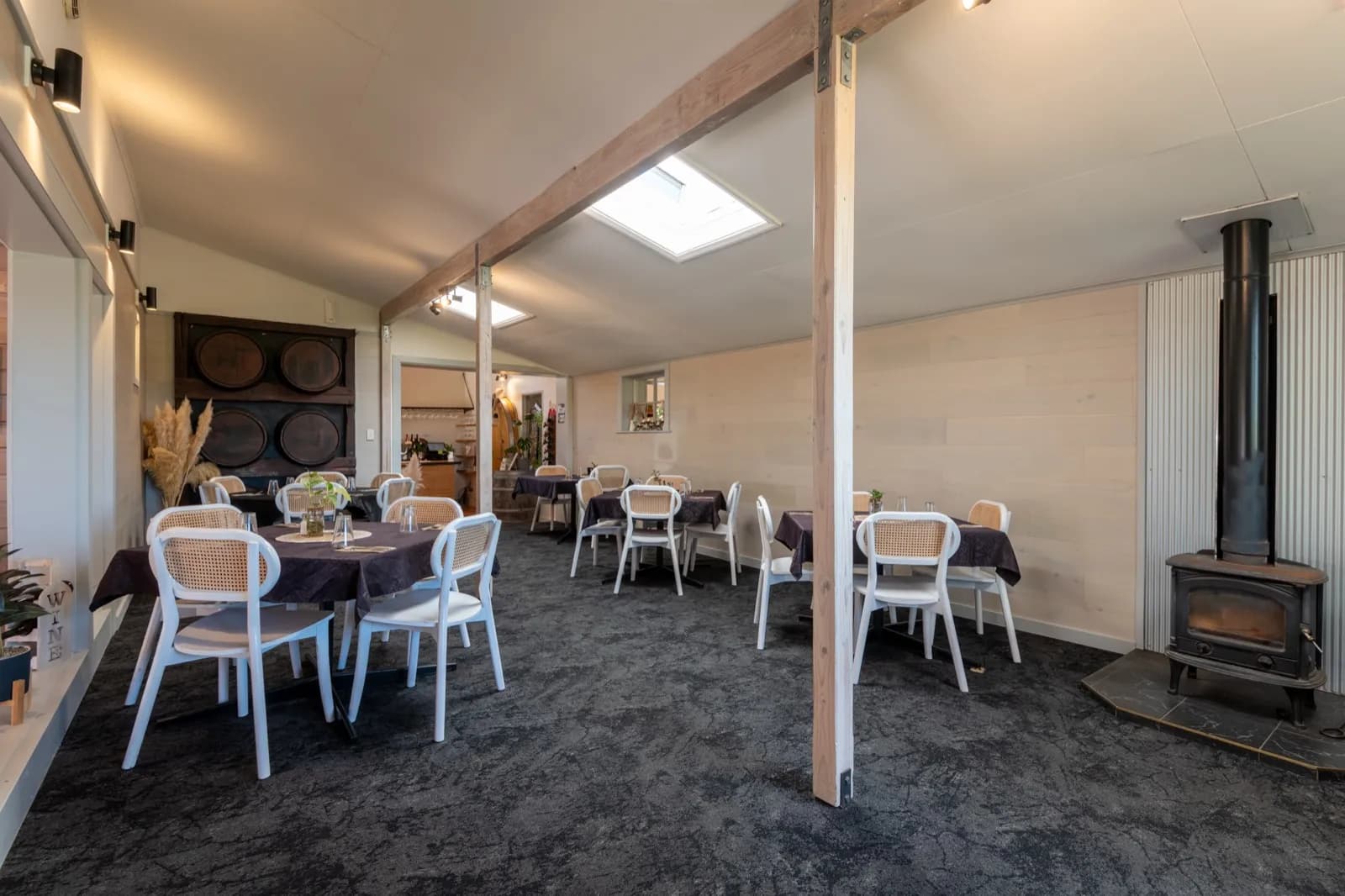 Barrel room dining