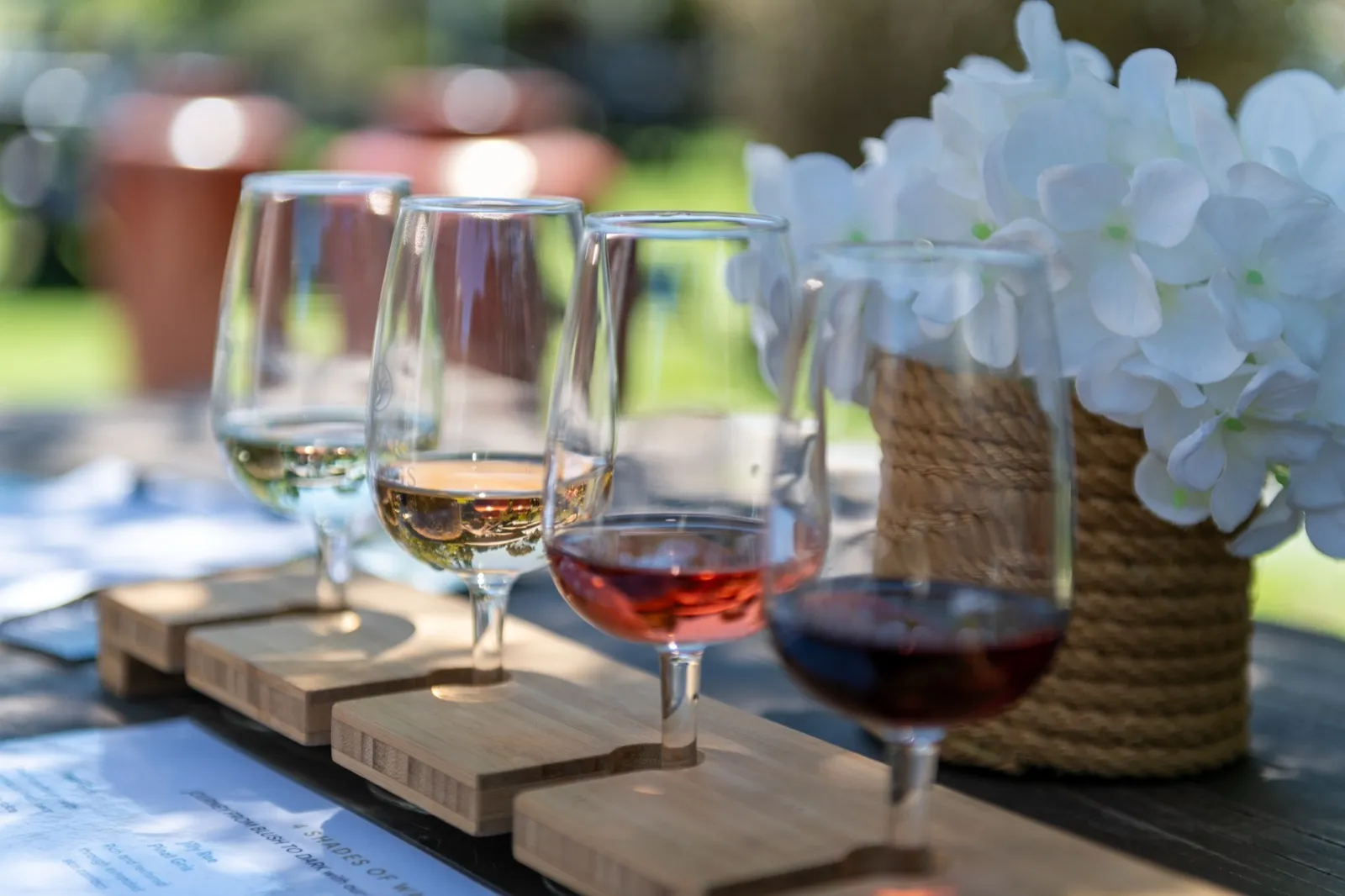 Pallets of wine